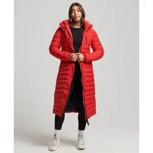 Casaco comprido com capuz para mulher Superdry Fuji image-1