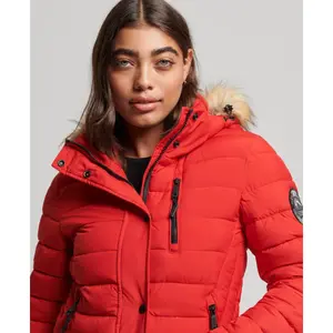 Casaco comprido com capuz para mulher Superdry Fuji image-3