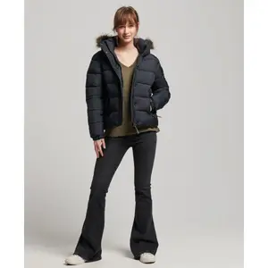 Women's Superdry Hooded Puffer image-2