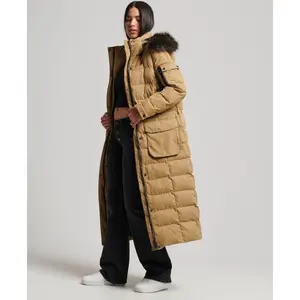 Parka longue à capuche avec fourrure synthétique femme Superdry image-1