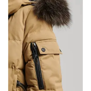 Parka longue à capuche avec fourrure synthétique femme Superdry image-4