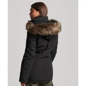 Parka con capucha y pelo sintético mujer Superdry Everest image-3