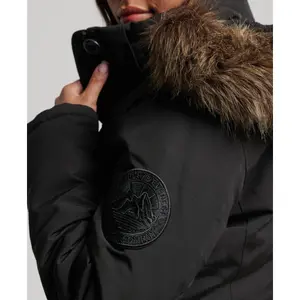 Parka con capucha y pelo sintético mujer Superdry Everest image-4