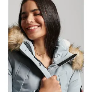 Parka z kapturem z syntetycznym futrem damska Superdry Everest image-3