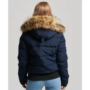 Women's padded hooded jacket Superdry Everest image-3