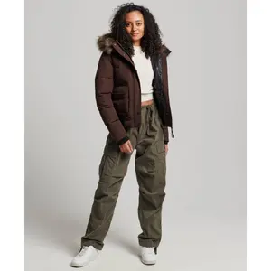 Casaco com capuz acolchoado para mulher Superdry Everest image-1