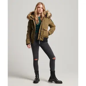 Casaco com capuz acolchoado para mulher Superdry Everest image-1