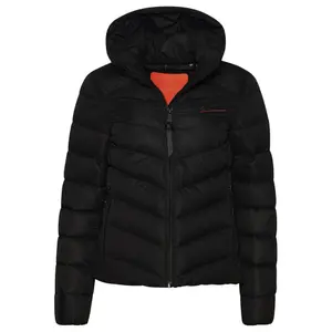 Women's Superdry Hooded Microfiber Puffer image-0