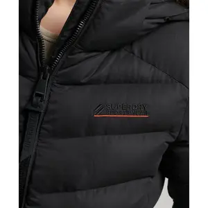 Women's Superdry Hooded Microfiber Puffer image-5