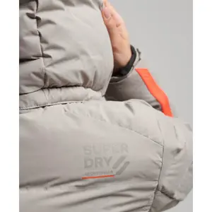 Women's hooded microfiber down jacket Superdry image-6