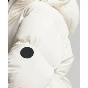 Women's Superdry Long Hooded Puffer image-5