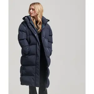 Casaco comprido com capuz para mulher Superdry image-1