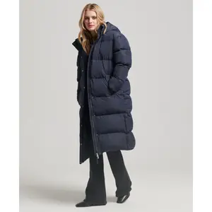 Casaco comprido com capuz para mulher Superdry image-3