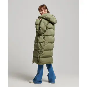 Lange Daunenjacke mit Kapuze, Damen Superdry image-2