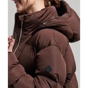 Plumífero con capucha para mujer Superdry image-4