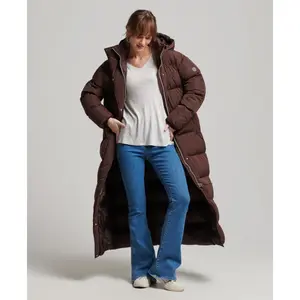 Plumífero con capucha para mujer Superdry image-1