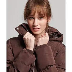 Plumífero con capucha para mujer Superdry image-3