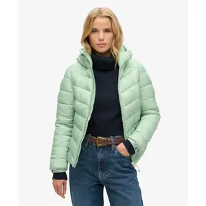 Piumino con cappuccio da donna Superdry Fuji image-3