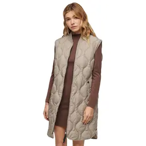 Women's long sleeveless down jacket Superdry Studios image-1