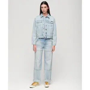 Bestickte Jeansjacke für Damen Superdry image-3