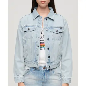 Bestickte Jeansjacke für Damen Superdry image-2