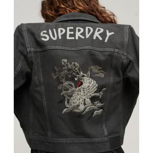 Kurze Jeansjacke, Damen, Superdry Workwear St Tropez image-3