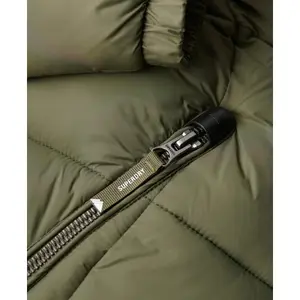 Plumífero corto con capucha para mujer Superdry Fuji image-5