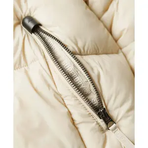 Plumífero corto con capucha para mujer Superdry Fuji image-5