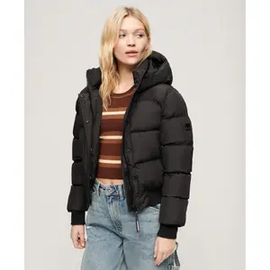 Women's padded down jacket Superdry Hooded Sports image-1