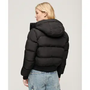 Women's padded down jacket Superdry Hooded Sports image-4