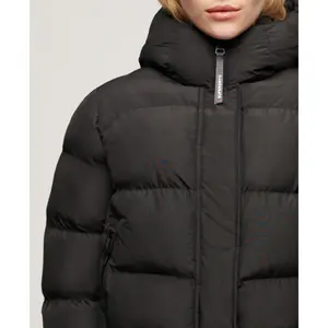 Women's padded down jacket Superdry Hooded Sports image-5