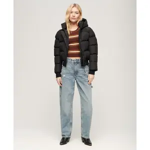 Women's padded down jacket Superdry Hooded Sports image-3