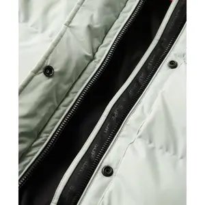 Long microfiber puffer coat for women Superdry image-5