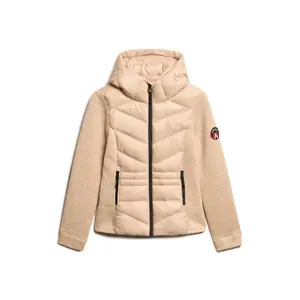 Women's hybrid knit hoodie jacket Superdry Storm image-0