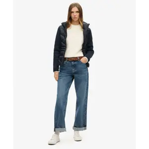 Women's hybrid knit hoodie jacket Superdry Storm image-1