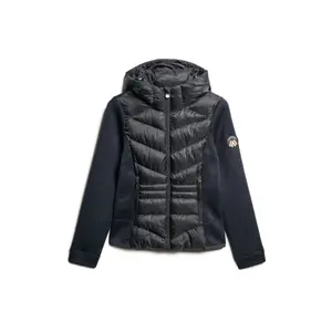 Women's hybrid knit hoodie jacket Superdry Storm image-0