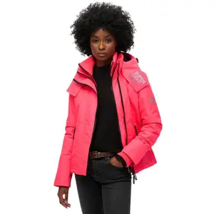 Women's hooded waterproof jacket Superdry Mountain image-1