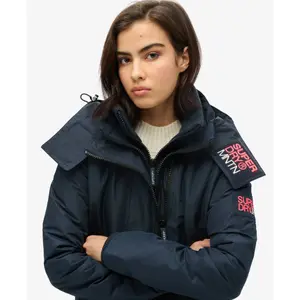 Women's hooded waterproof jacket Superdry Mountain image-5