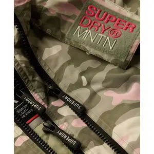 Women's hooded waterproof jacket Superdry Mountain image-6