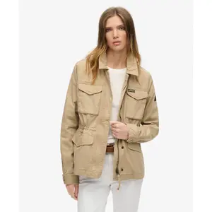 Women's lined military parka Superdry M65 image-3