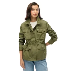 Women's lined military parka Superdry M65 image-1
