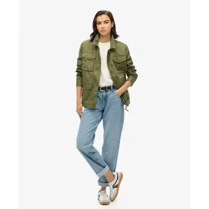 Women's lined military parka Superdry M65 image-3