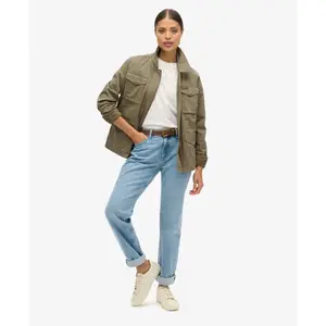 Embroidered military parka for women Superdry M65 image-4