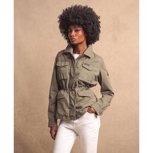 Embroidered military parka for women Superdry M65 image-3