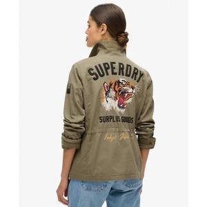 Embroidered military parka for women Superdry M65 image-6