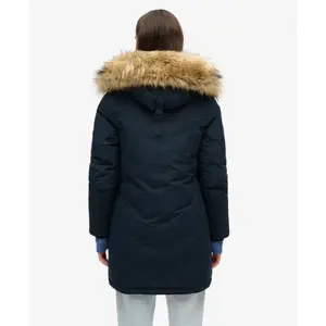 Women's faux fur parka Superdry Everest image-3