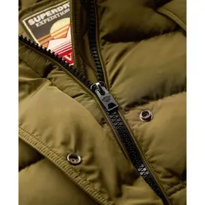 Mid-length women's faux fur puffer jacket Superdry image-5