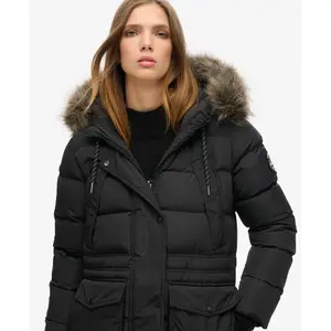 Casaco de pele falsa de mulher Superdry Everest image-5