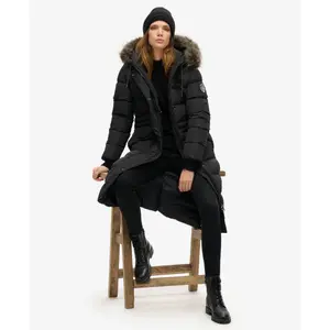 Casaco de pele falsa de mulher Superdry Everest image-4