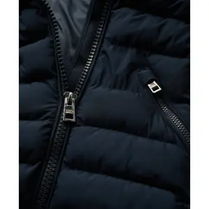 Lange Steppjacke mit Kapuze aus Kunstfell für Damen Superdry Fuji image-5